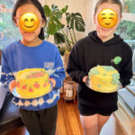 Two decorated cakes
